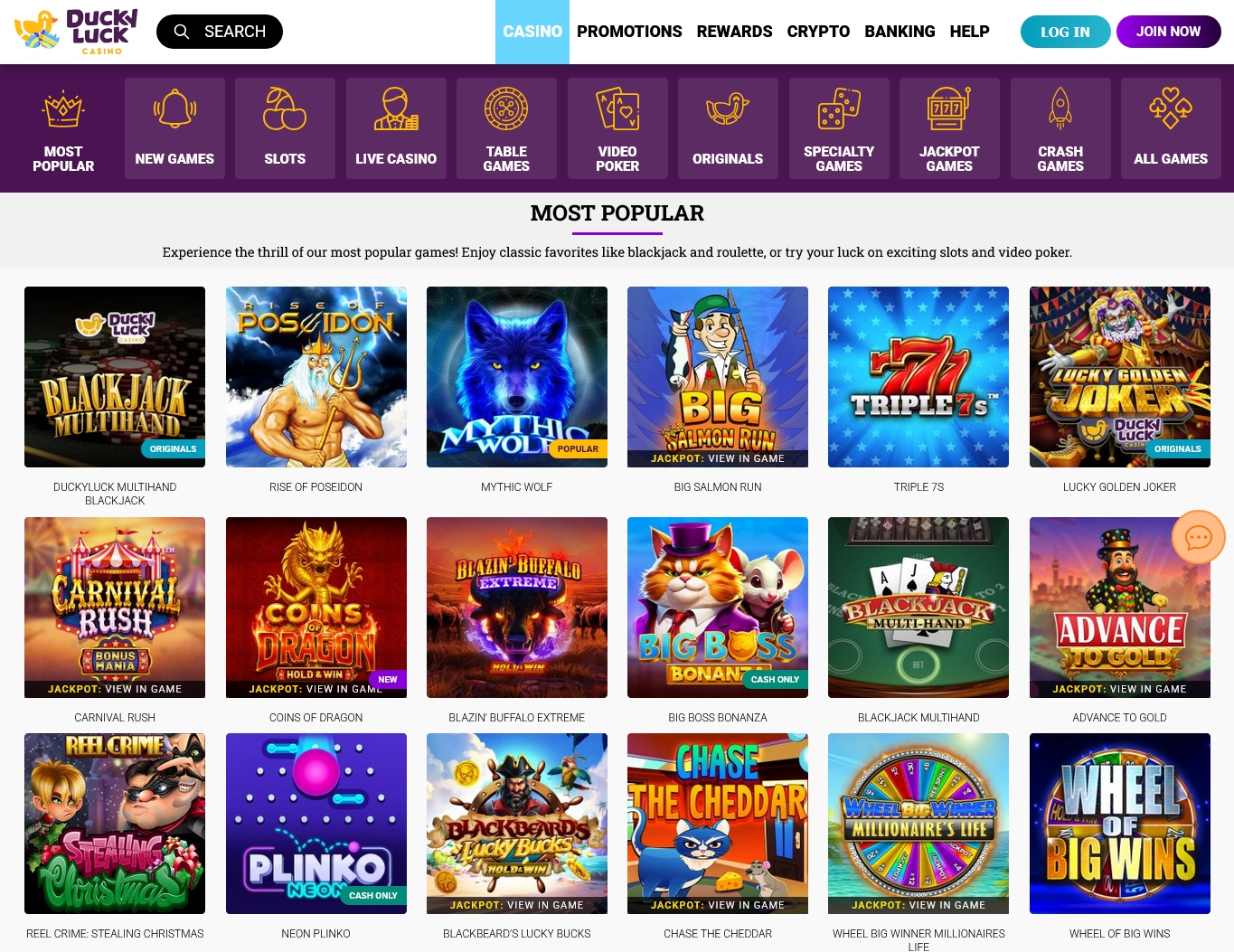 DuckyLuck Casino Duckyluck Online Casino Games